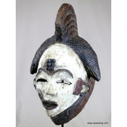 Acheter Masque Blanc et Noir 18x23 cm. - Juguetilandia