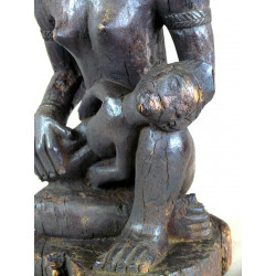 Statuette de maternité Yombé de RDC