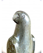 Perroquet en ébène gris