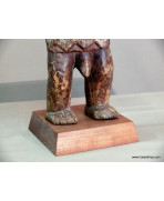 Socle pour statue sapelli