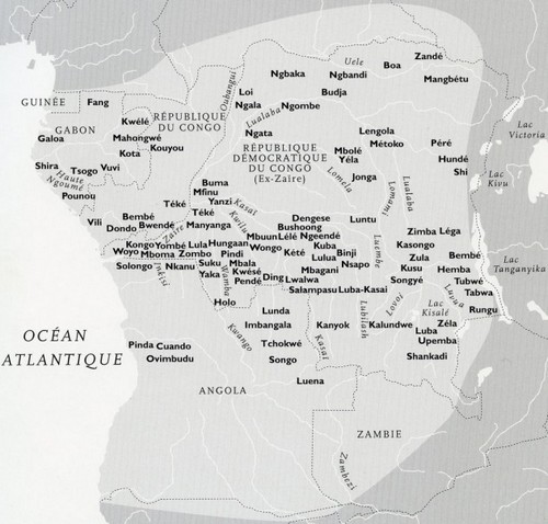 carte RD du Congo